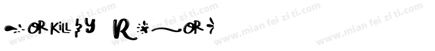 Chery Rush字体转换